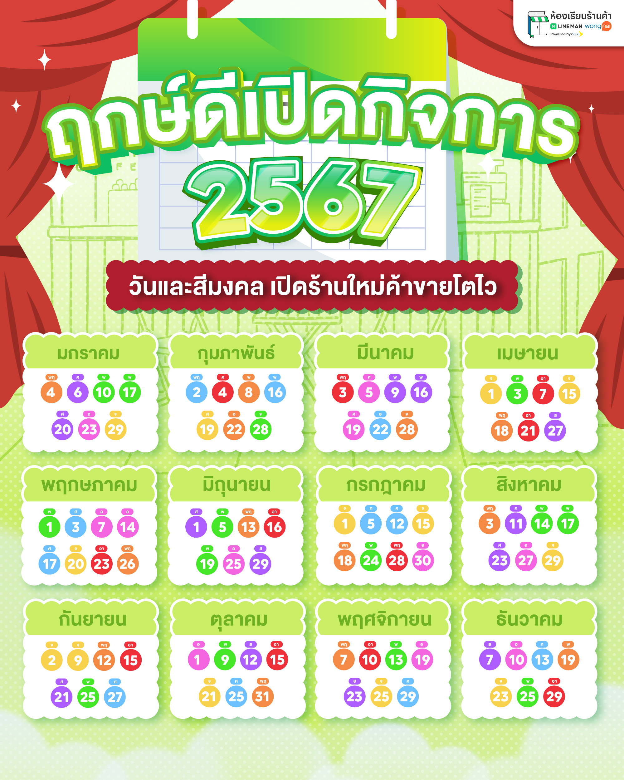 เปิดฤกษ์ดีเปิดกิจการปี 2567 อยากขายดี มีกำไรงาม ต้องจด! – Siam Wicker